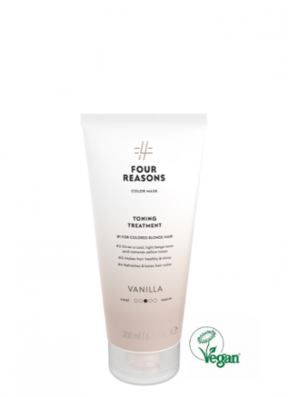 Four Reasons Color Mask Hair Toning Treatment Vanilla 200ml